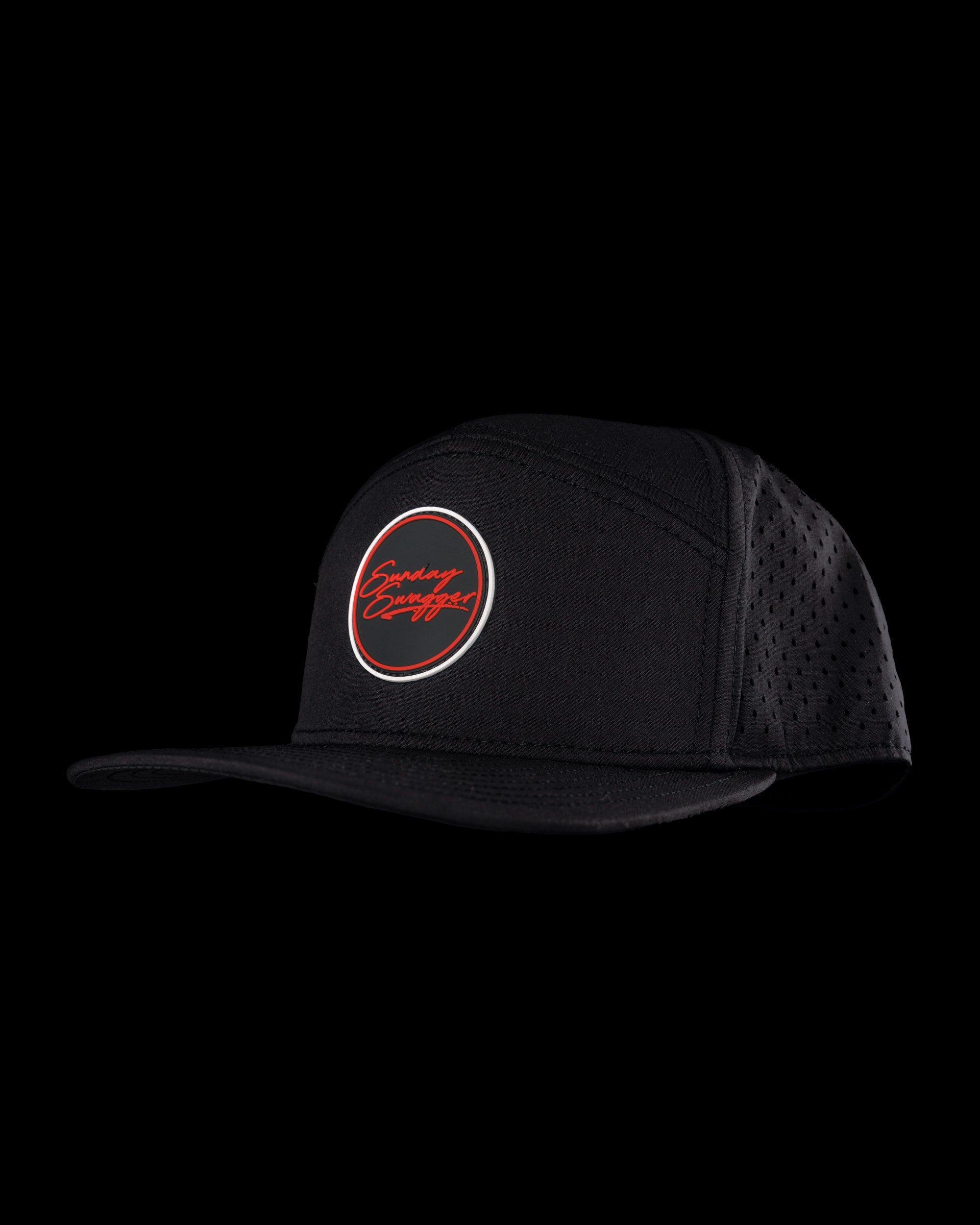 Swagger Flat Bill Hat- Black – Sunday Swagger