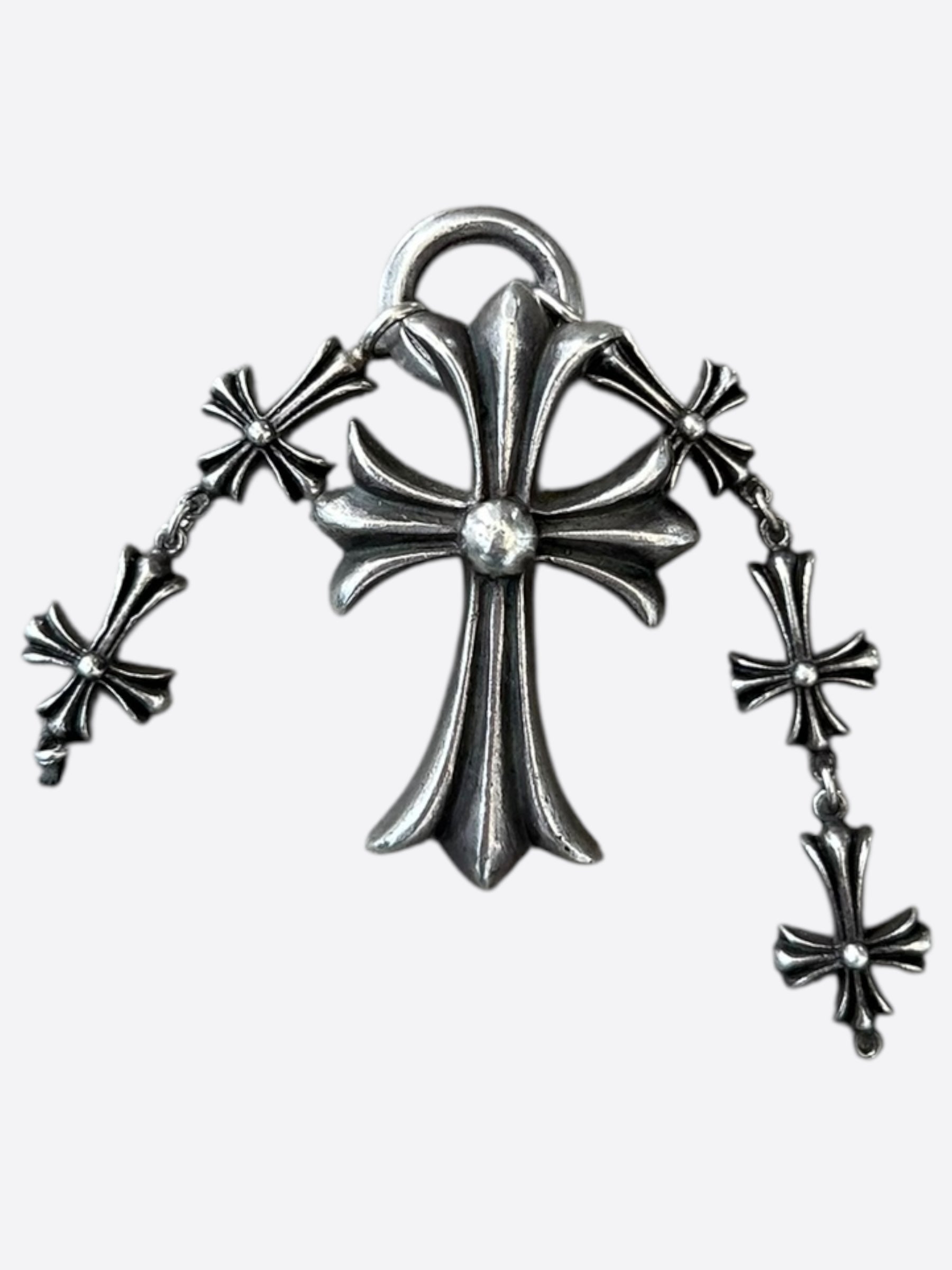 Chrome Hearts Silver Multi Cross Pendant – Savonches