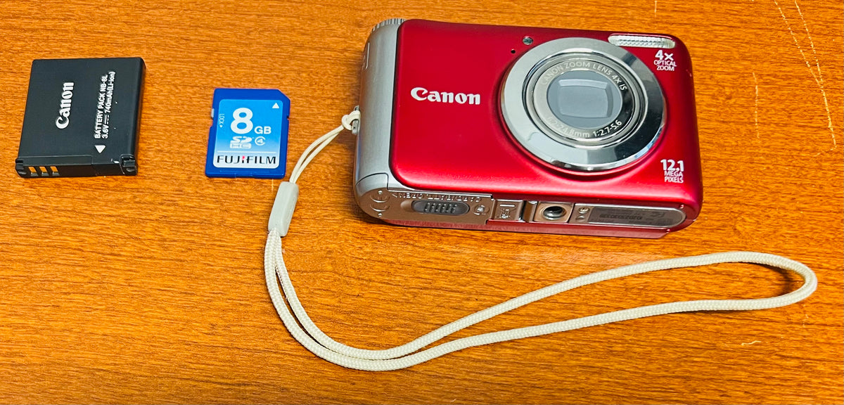 Canon PowerShot A3100 IS 12.1MP Digital Camera PC1474 With Battery