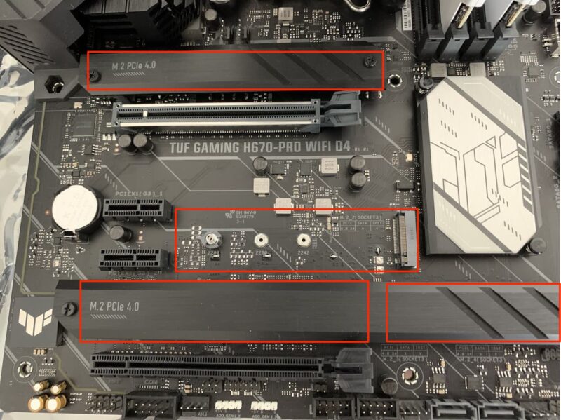 自作PC組み立て手順⑥】M.2 SSDをASUSのマザーボードに取り付ける