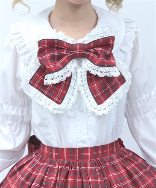 タータンチェックマルチリボン | Chalmiere | axes femme onlineshop