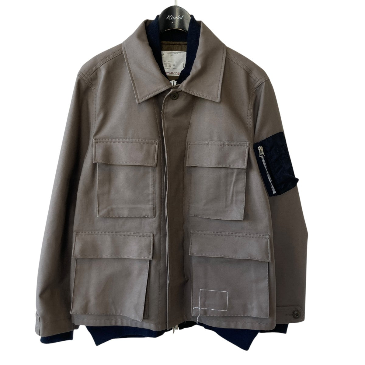 sacai×WTAPS Cotton Back Satin Jacketジャケット25-03694M 25-03694M