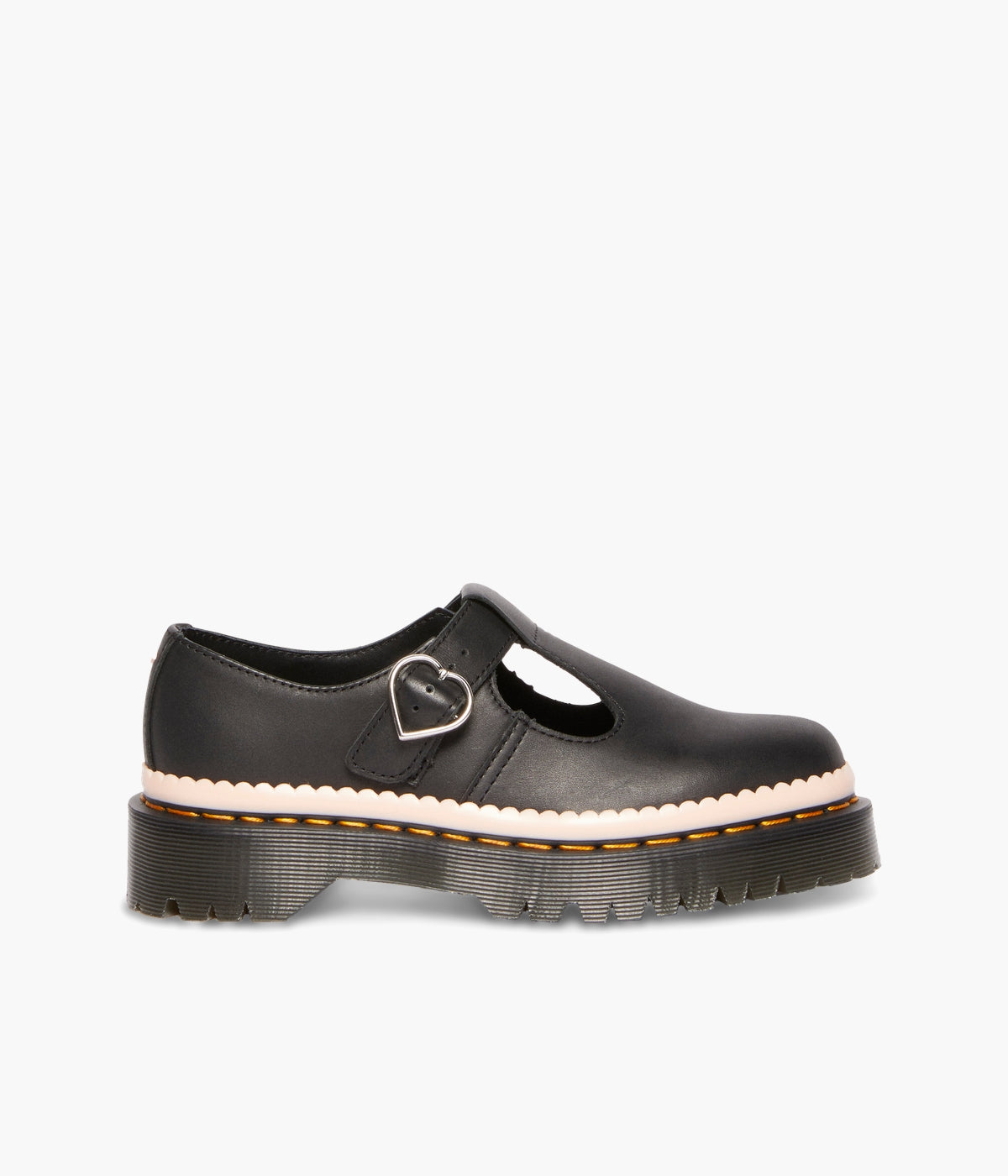 Dr. Martens Polley Bex Mary Jane in Nappa Leather | Black | NEON