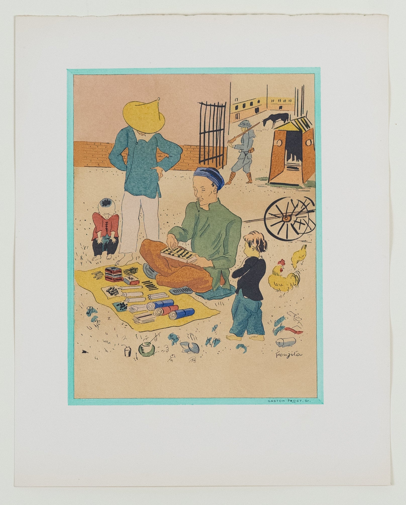 Leonard Tsuguharu FOUJITA(1886-1968)(after) - Propos d'un