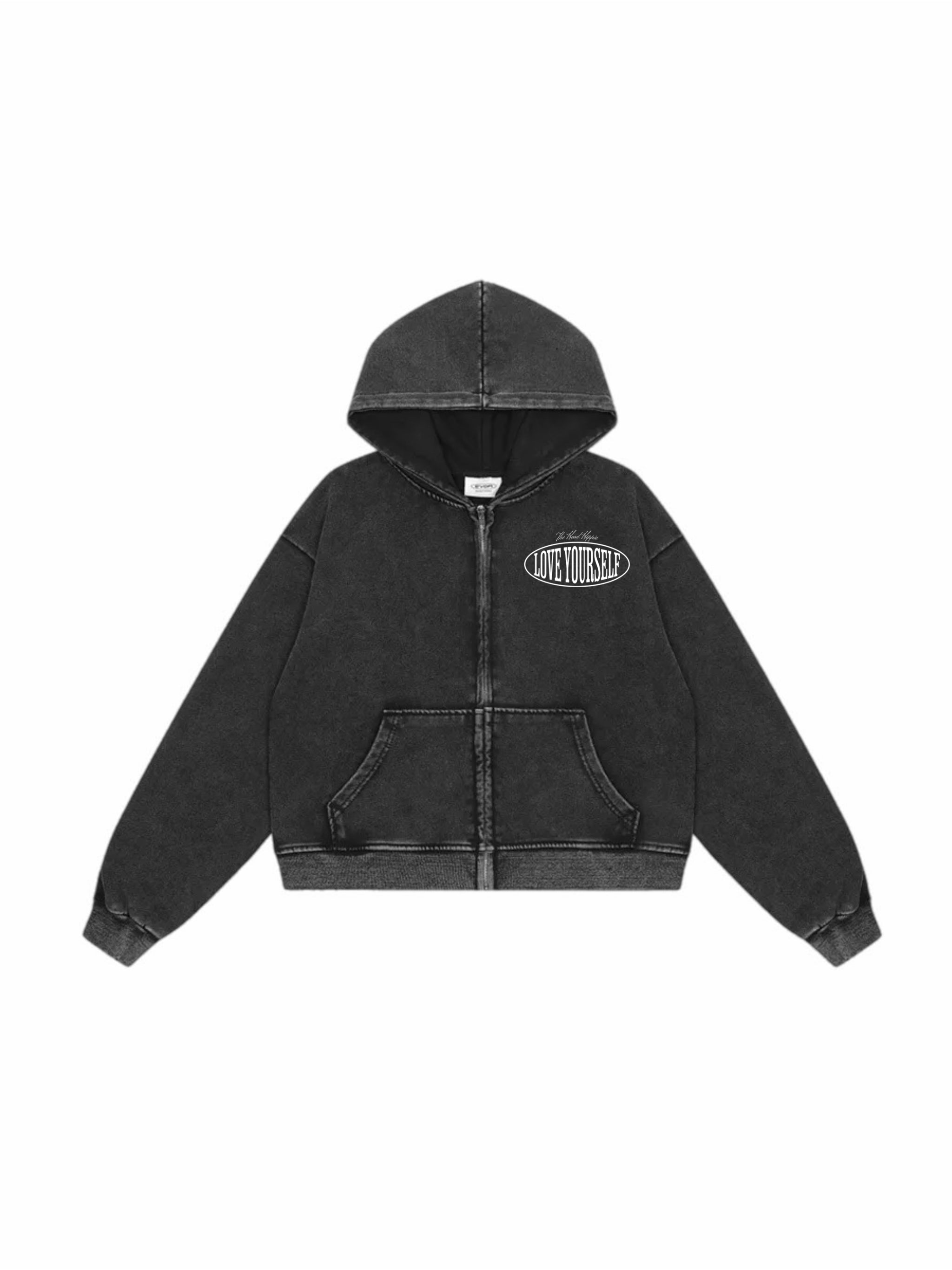 Acid Black LY Zip-Up Hoodie – THHLY