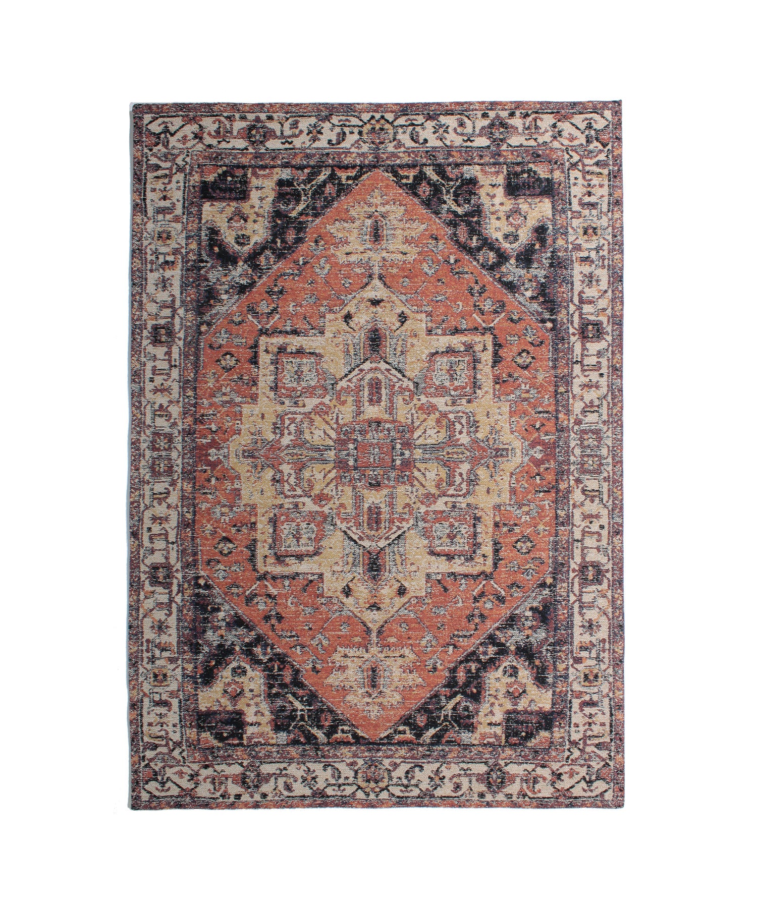 RugRu（ラグル）DORRIS RUG 1400x2000mm ヴィンテージ ラグ 絨毯