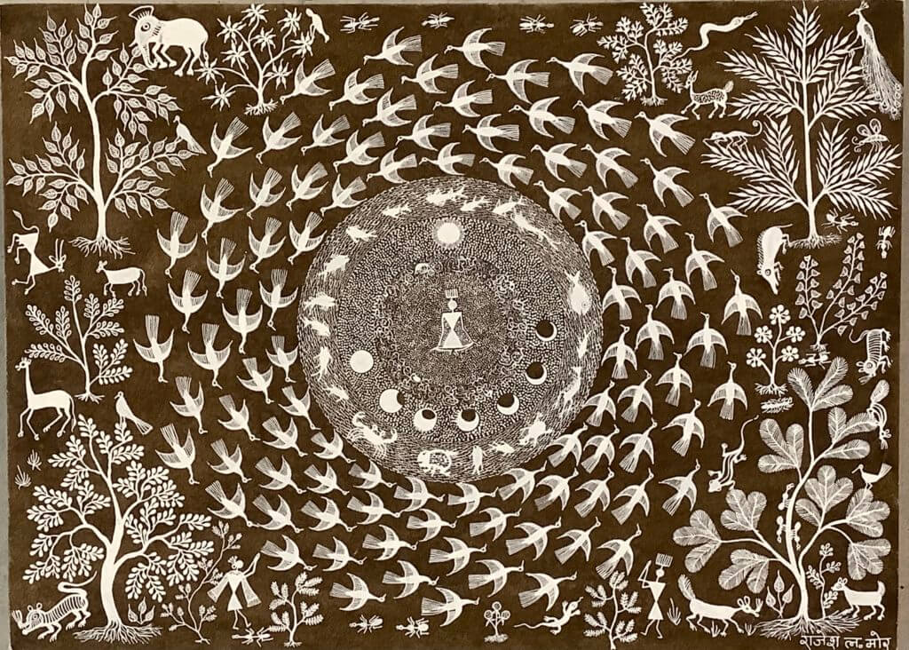 インド・ワルリ族の民族画との出会い ｜ 東京ヨーガセンター 新宿 四谷