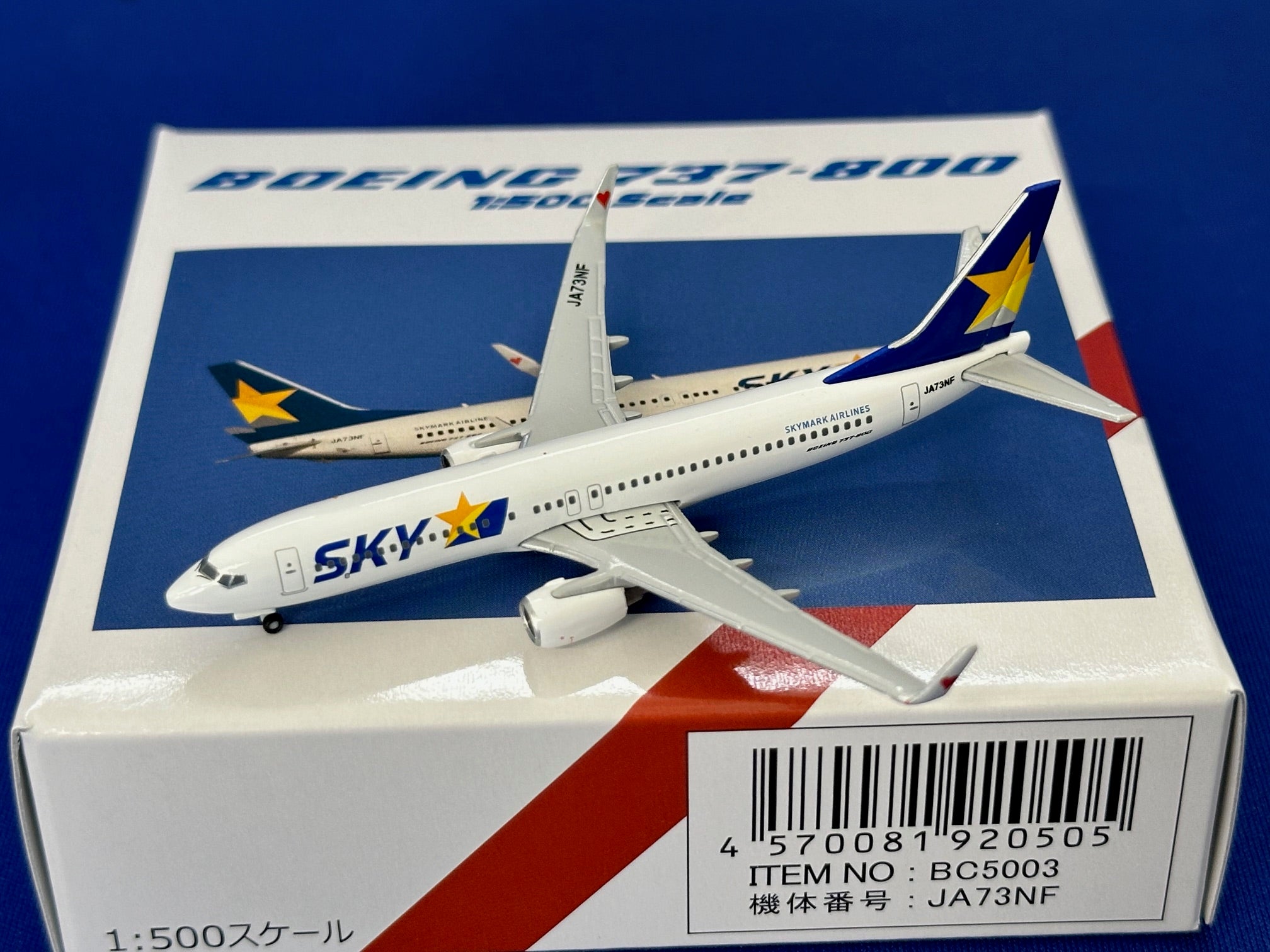 クロスウイング B737-800w スカイマーク SKYMARK AIRLINES JA73NF