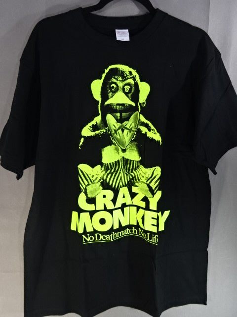 葛西純「CRAZY MONKEY NO DEATHMATCH NO LIFE」Tシャツ – 闘道館