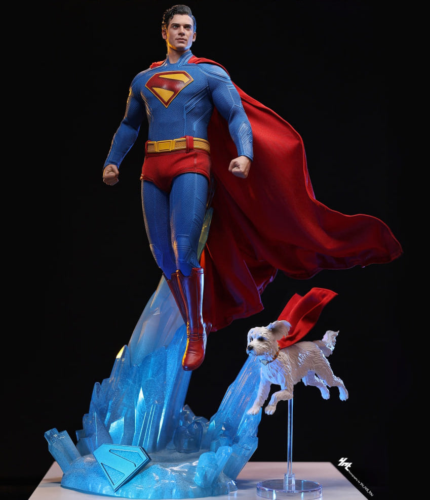 READY🔥Hot Toys MMS812 Superman 1/6th Scale Superman & Krypto