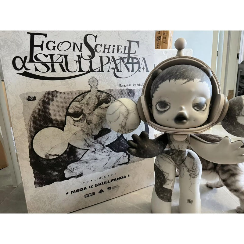 MEGA α SKULLPANDA Egon Schiele 1000% Limited Figurine – TOYSEZ