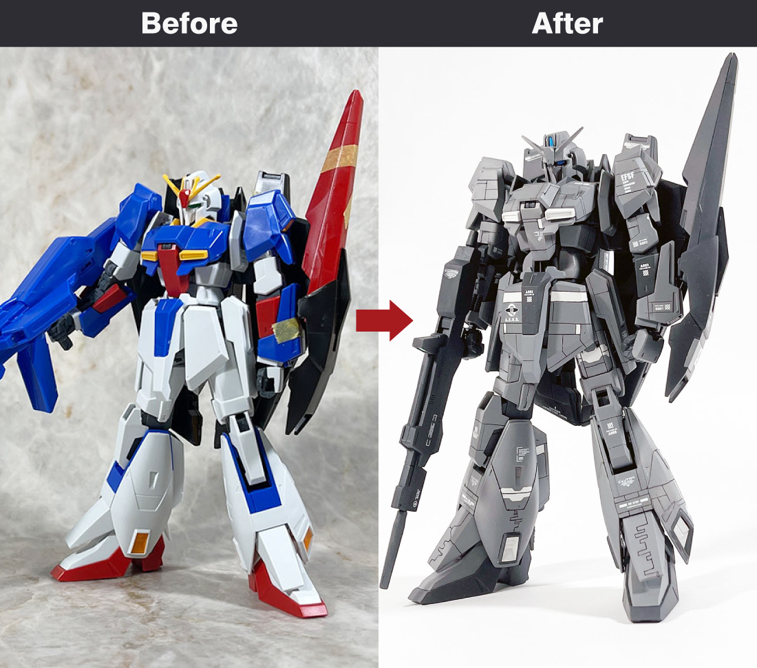 HGUCGUNPLA EVOLUTION PROJECTZガンダム完成報告。 – UC-TIMELINE