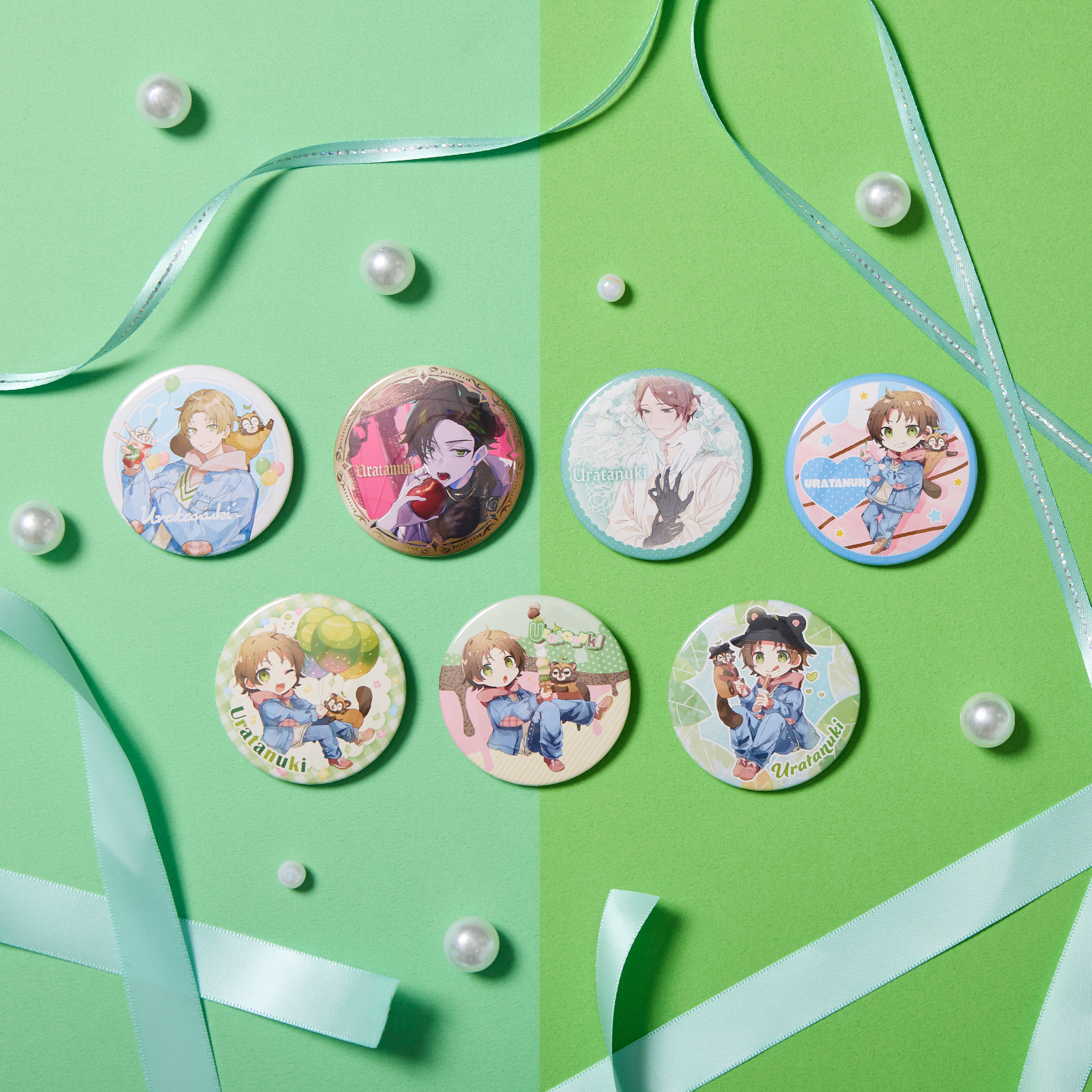 缶バッジくじ （Uratanuki Birthday Live 2025-Update.-） – 浦島坂田
