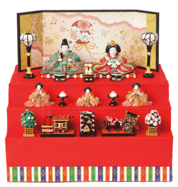 丹青堂のコンパクト段飾り