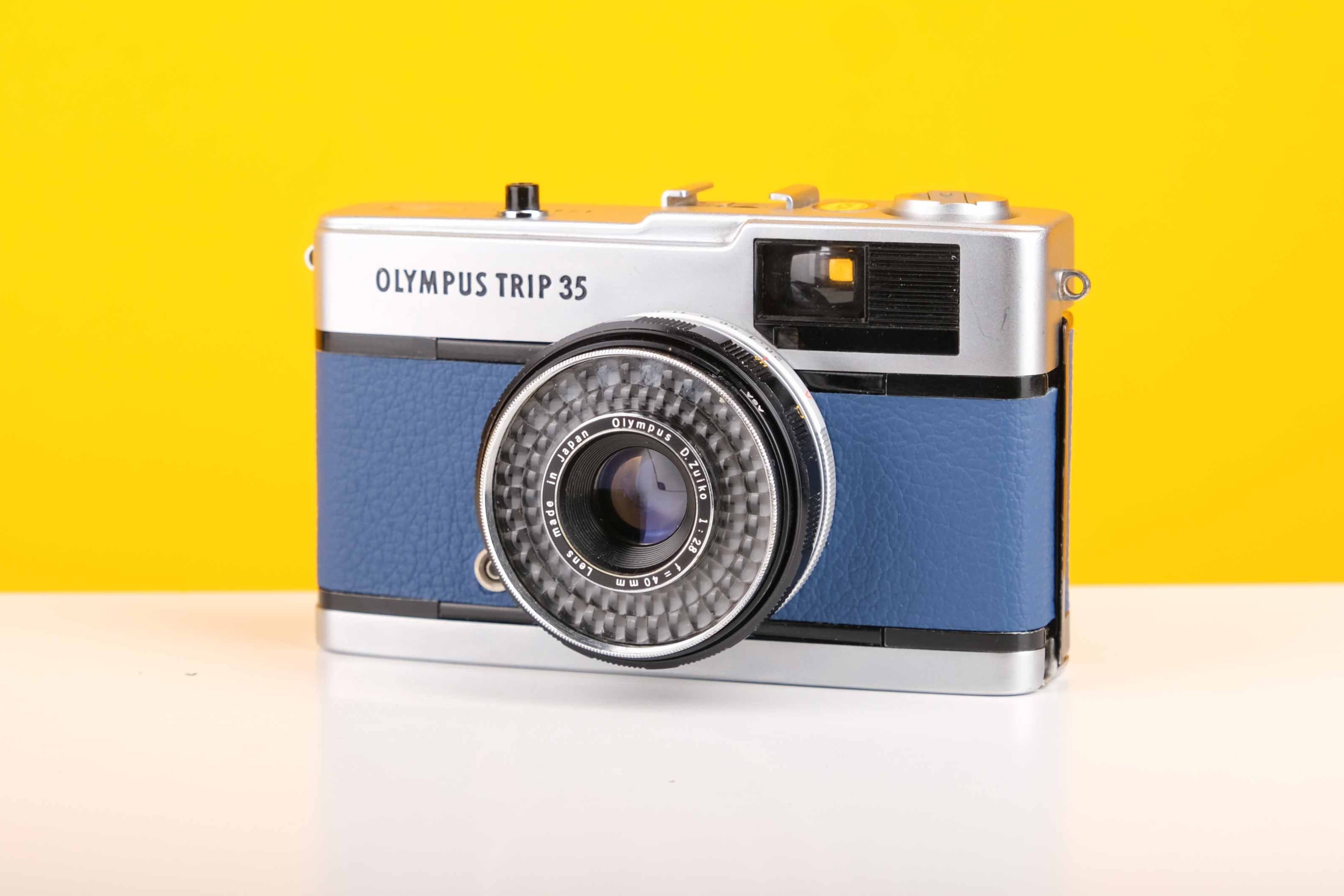 Olympus Trip 35 Blue 35mm Film Camera Shop UK | Zuiko f2.8