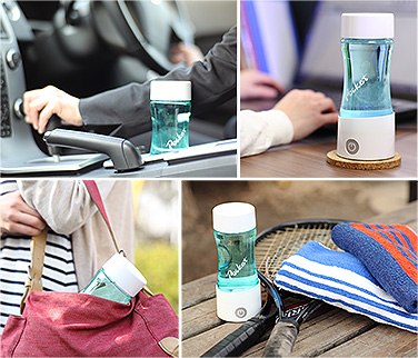 水素水の効果を実感してください | 携帯できる充電式水素水生成器 マイ