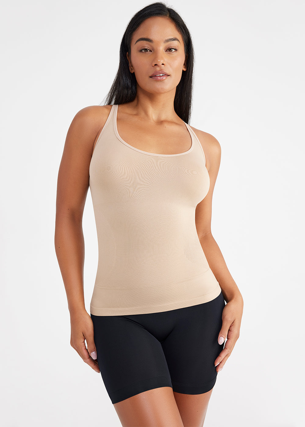 Nude Seamless Firm Comfortable Cami Convertible Zoned Shaping