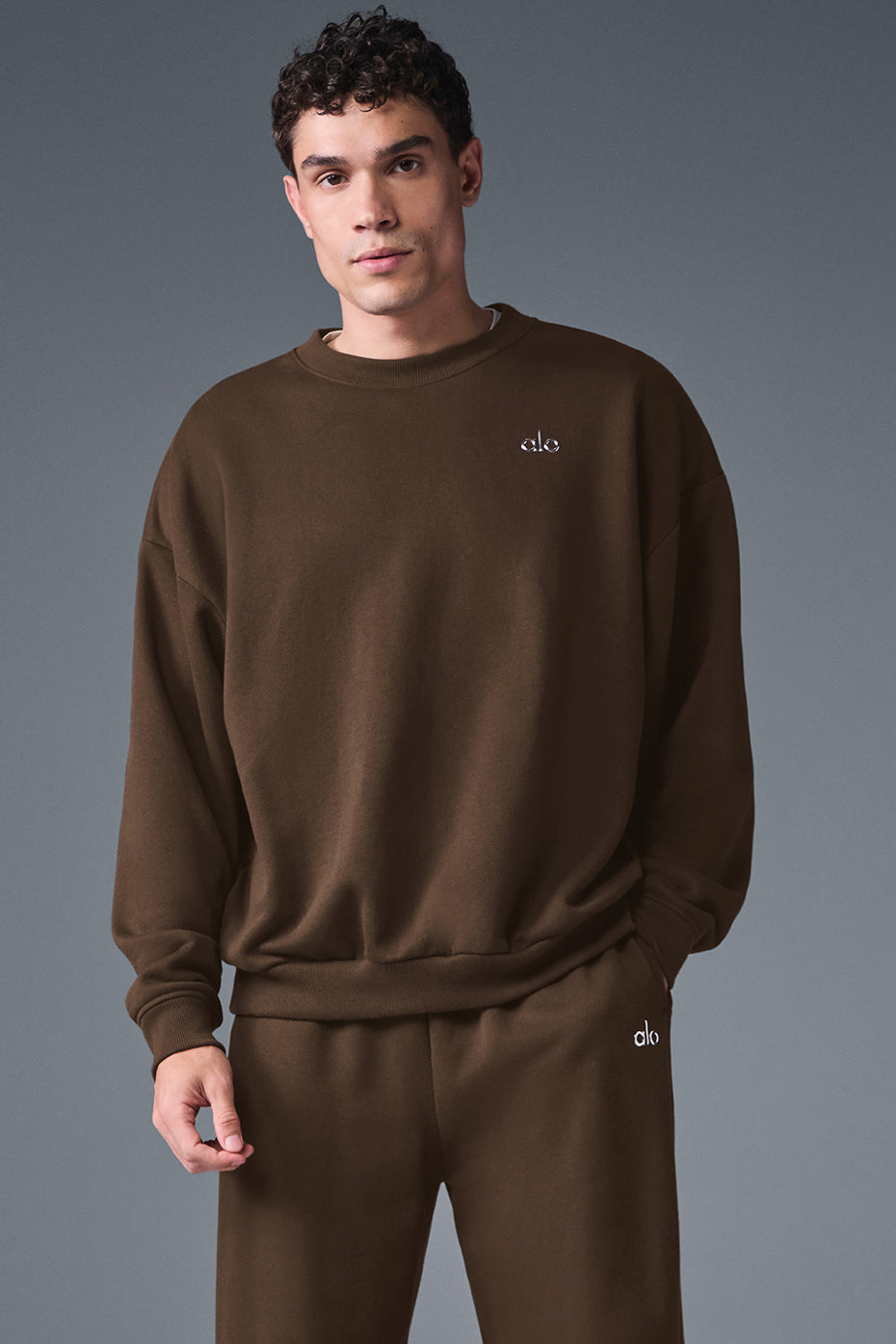 Accolade Crew Neck Pullover - Espresso | ALO