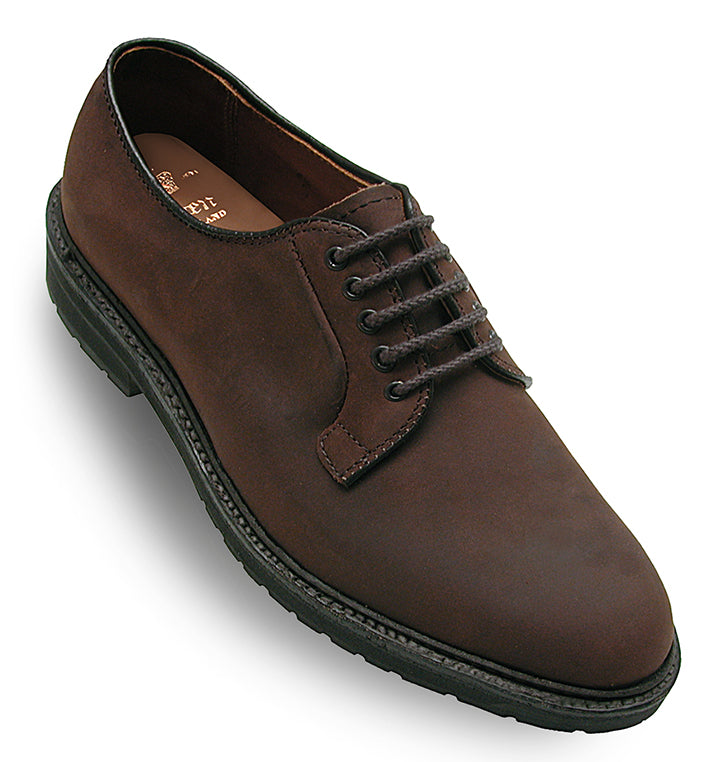 9431S Plain Toe Blucher (Smooth Tobacco Chamois) – The Alden Shop
