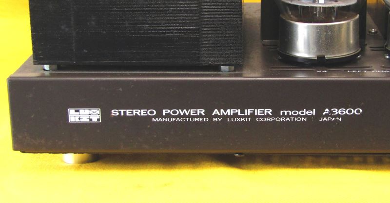 ラックスマン LUXMAN (LUXKIT) A3600 真空管パワーアンプ