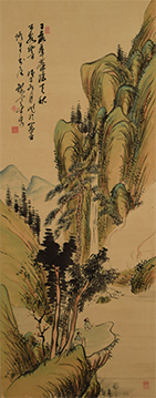 山水図 藤本鉄石筆／滋賀県立琵琶湖文化館 The Museum of Shiga