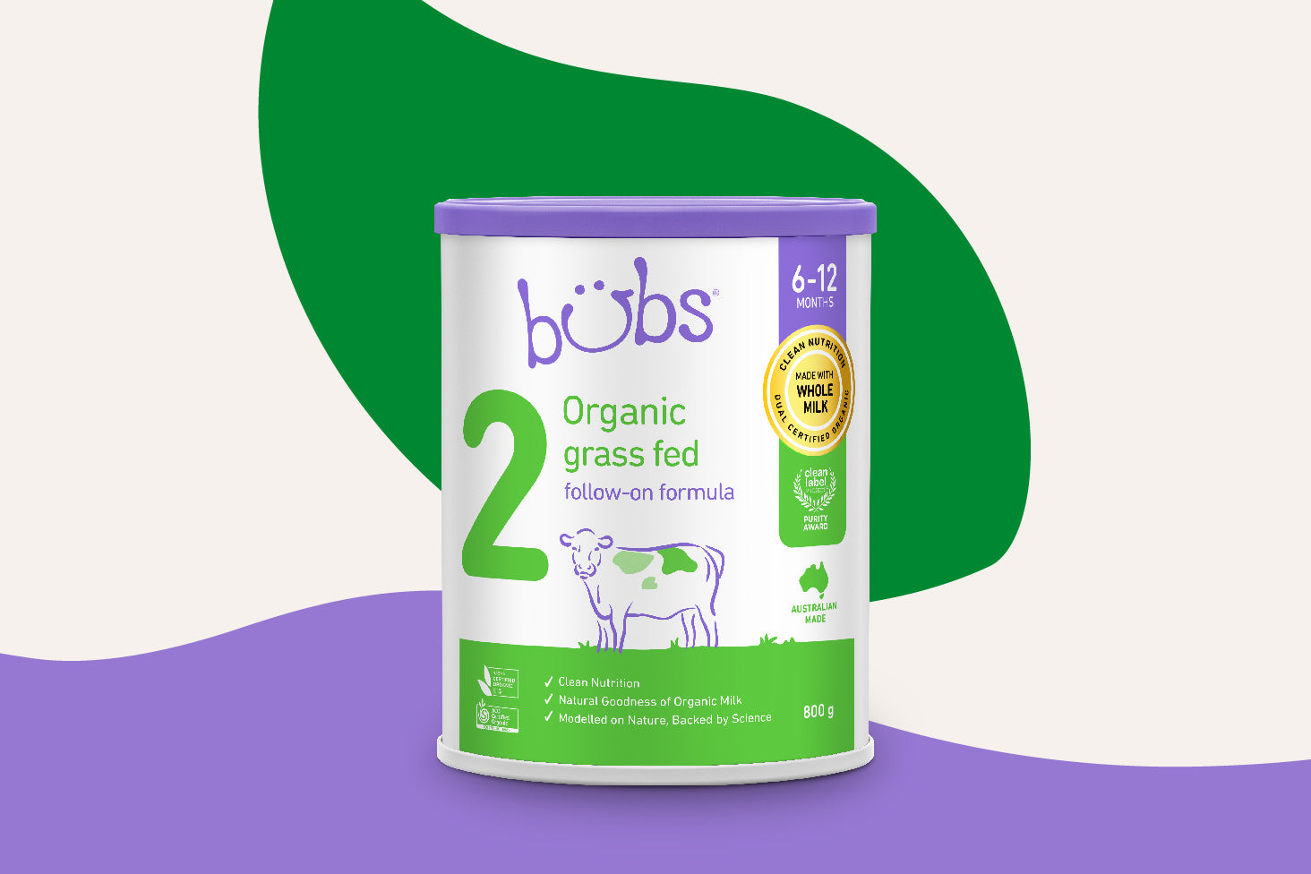 Bubs Organic® Grass Fed Follow-on Formula Stage 2 – Bubs Australia