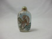 ガラス絵 内絵 鼻煙壺 中国工芸