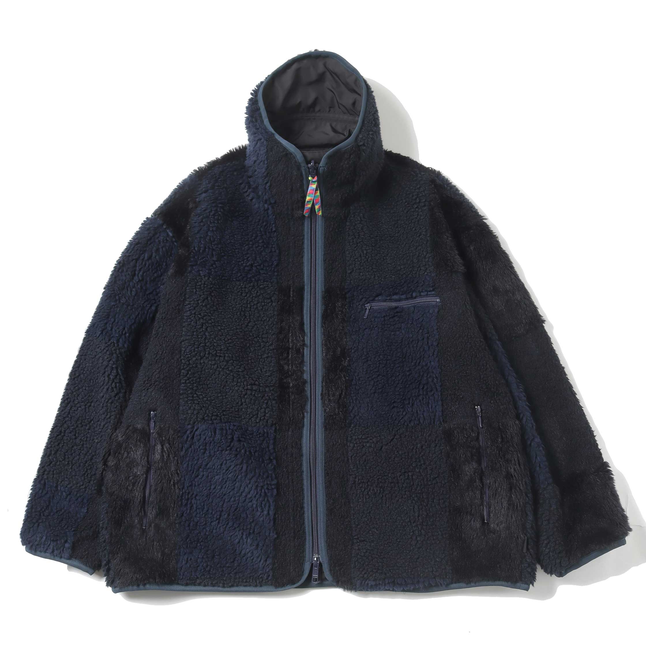is-ness(イズネス)REVERSIBLE FLEECE JACKET (1006AWYDOTJK01) | is