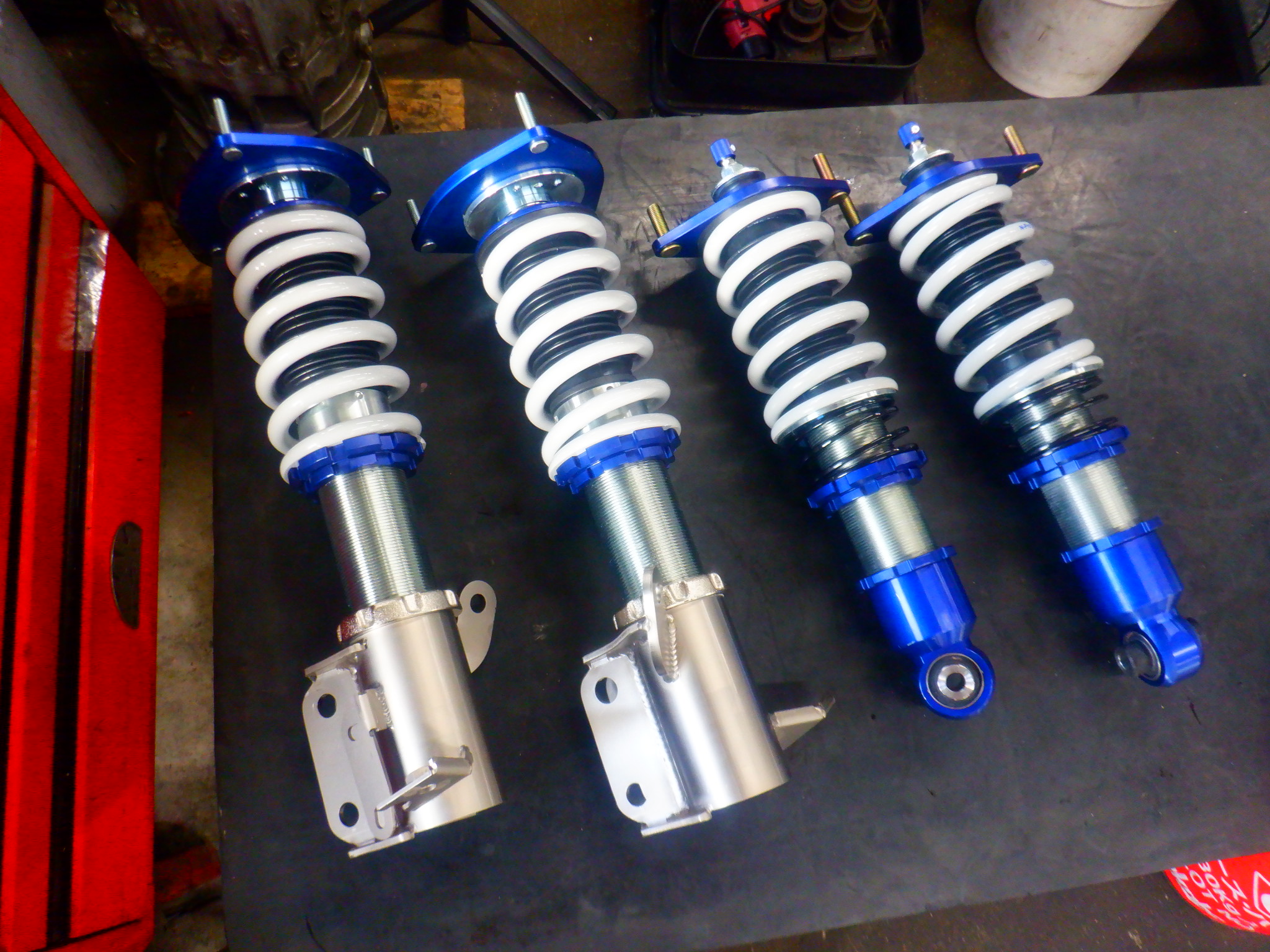 ZN6 オリジナルサーキットスペック車高調 取付 & BNR32 Vpro