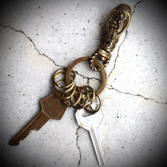 galcia ガルシア 20KSS-008 SANTAMUERTE キーホルダー ブラス 商品詳細