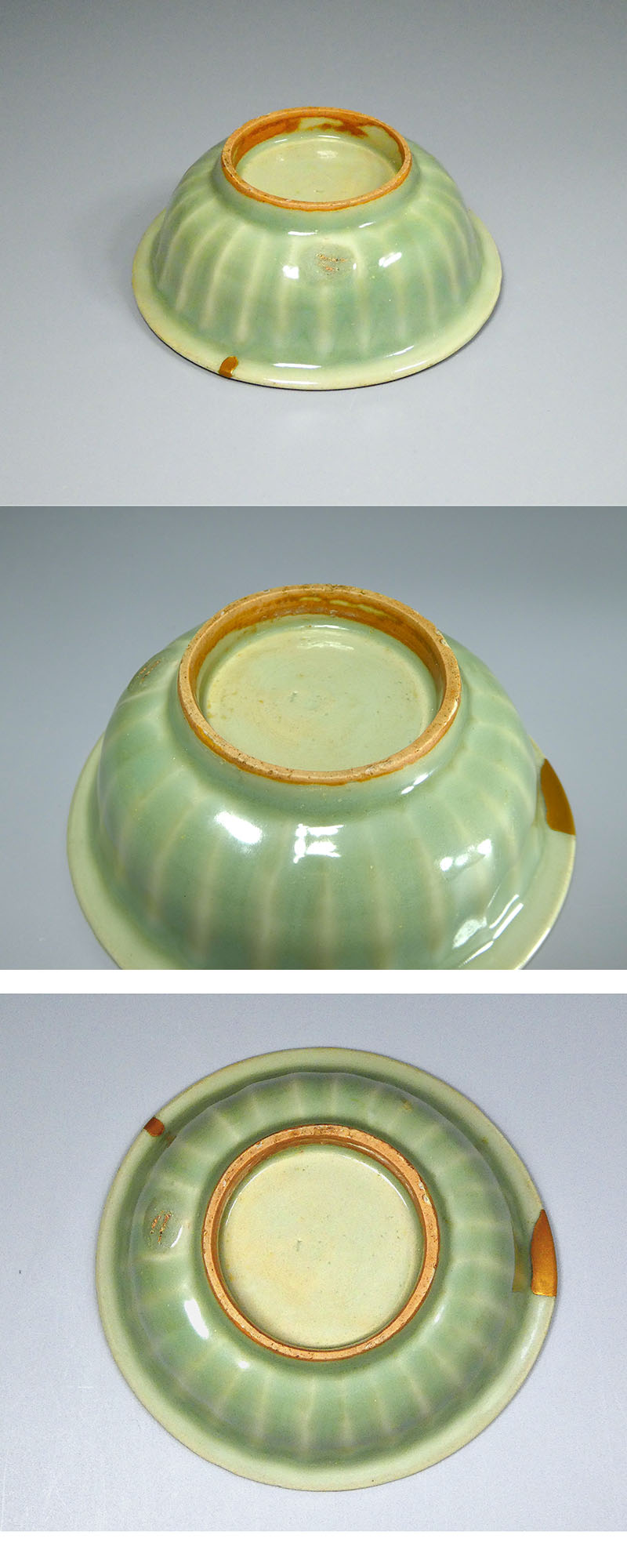 古美術 吉戸 - 南宋砧青磁双魚文蓮弁皿 | 古美術品専門サイト fufufufu.com