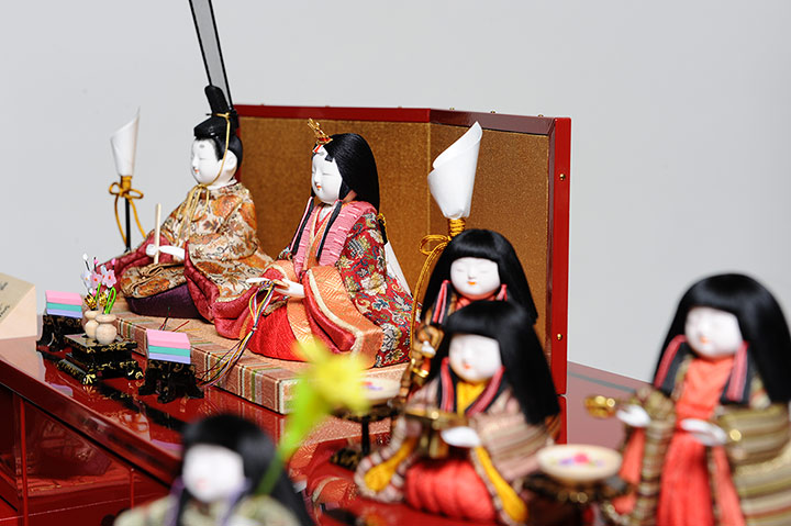 木目込人形：やよい小箱：柿沼東光作｜人形の伏見屋