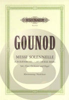 グノー／聖チェチリアの荘厳ミサ曲【合唱(STB Soli.SATB)／ピアノ