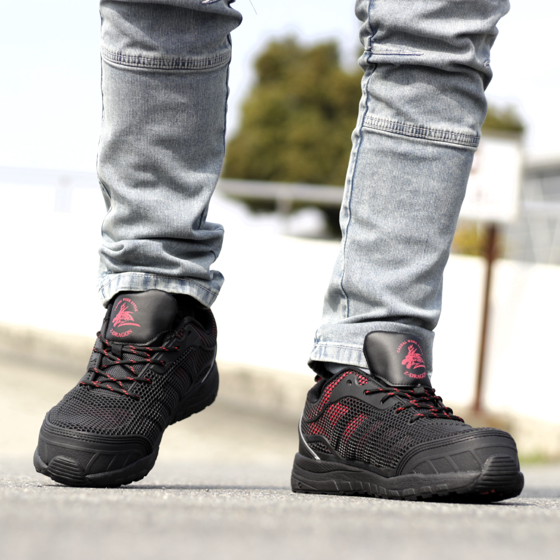 セフティーシューズ 【グラデーション】 S6161 スニーカー 軽量 ジー