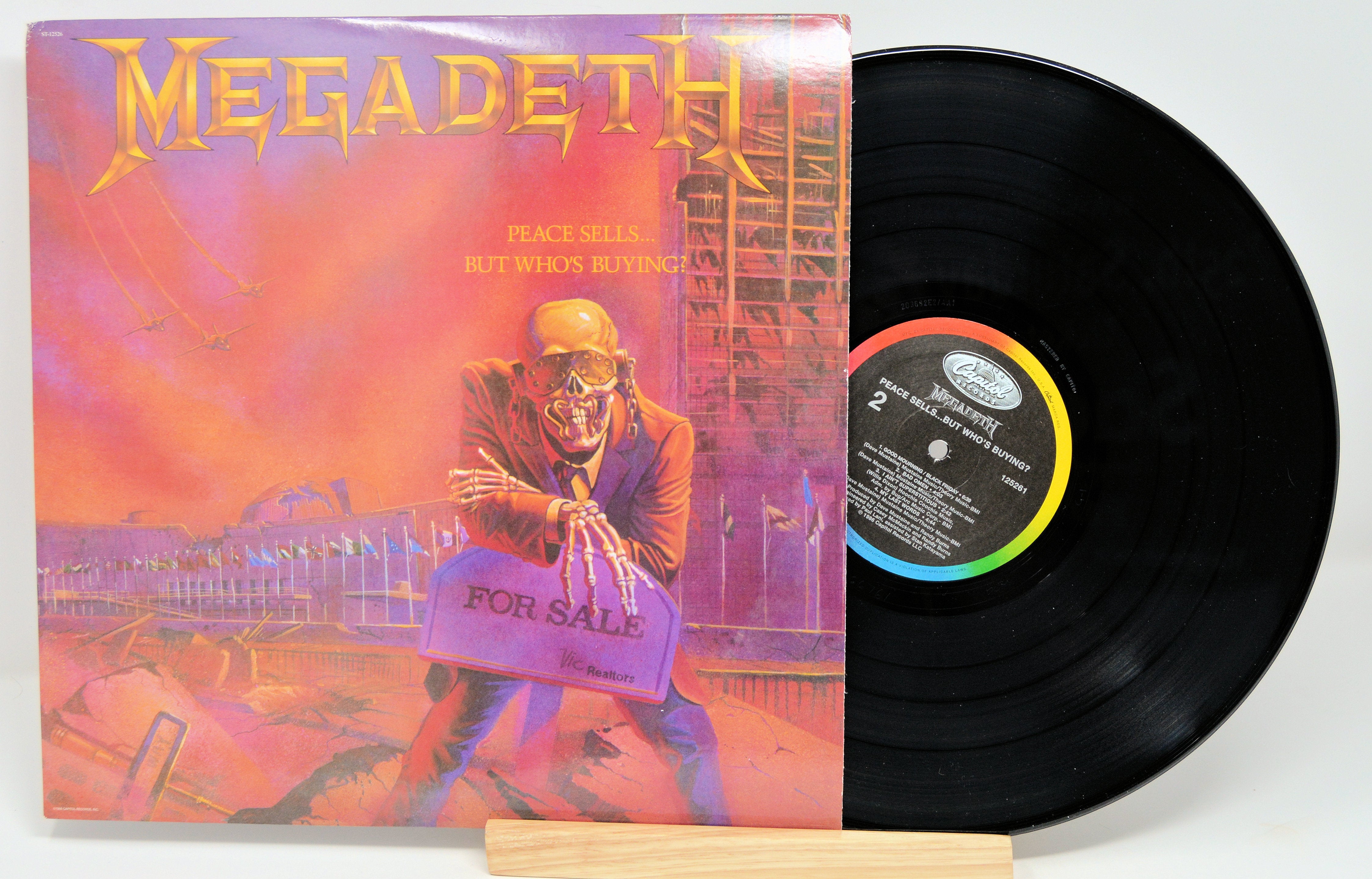 Megadeth - Peace Sells, Vinyl Record Album LP, Pre-Owned – Joe's