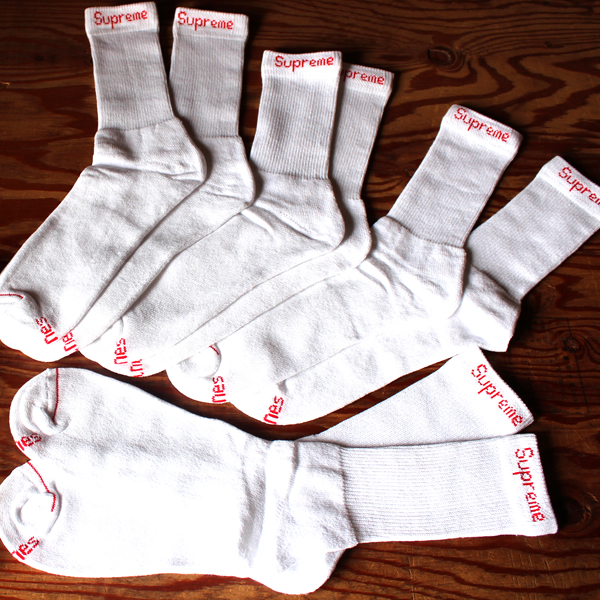 SUPREME ＞ Supreme×Hanes Crew Socks シュプリーム ヘインズ 4P