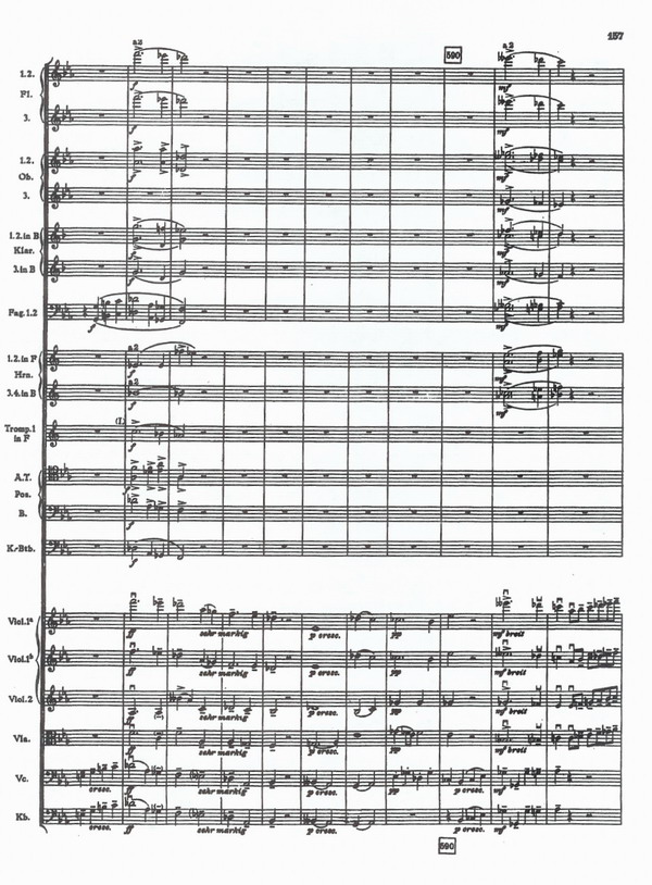 ブルックナーの楽譜