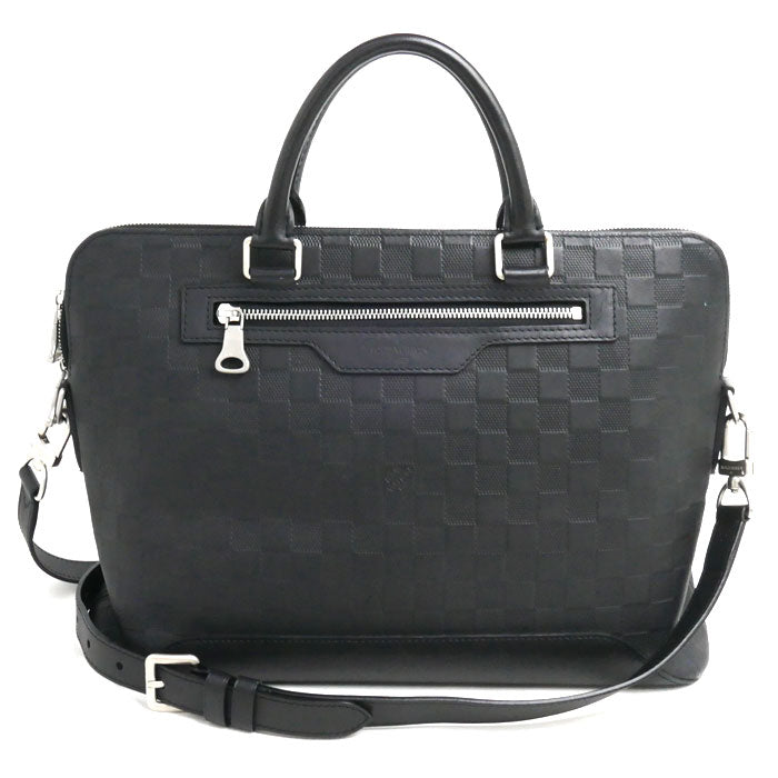 ルイヴィトン ブリーフケース ダミエ アルトナPM エベヌ【中古】メンズ