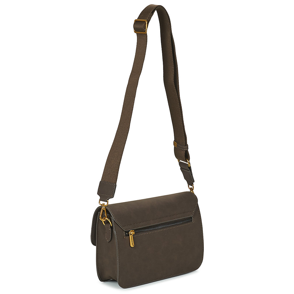 David Jones CM7779 Bitter Chocolate Satchel Style Handbag – Missy