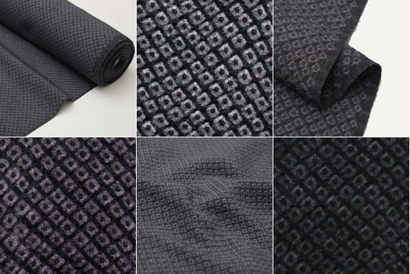 疋田総絞り「45立ての四巻き 針疋田」染め着尺｜店主 泉二弘明の