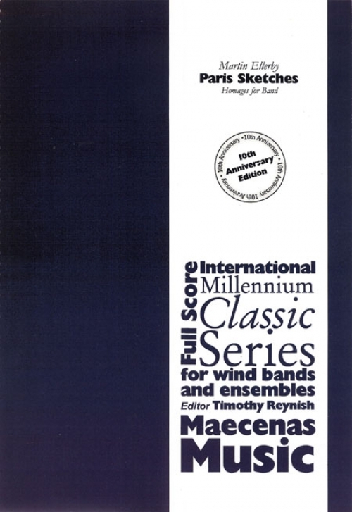パリのスケッチ Paris Sketches マーティン・エレビー 吹奏楽 楽譜