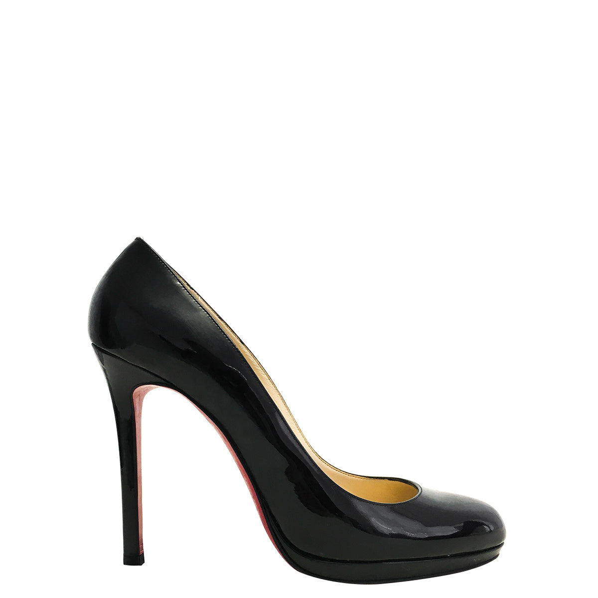 Sapato Christian Louboutin Preto Verniz Tam. 40 – Peguei Bode