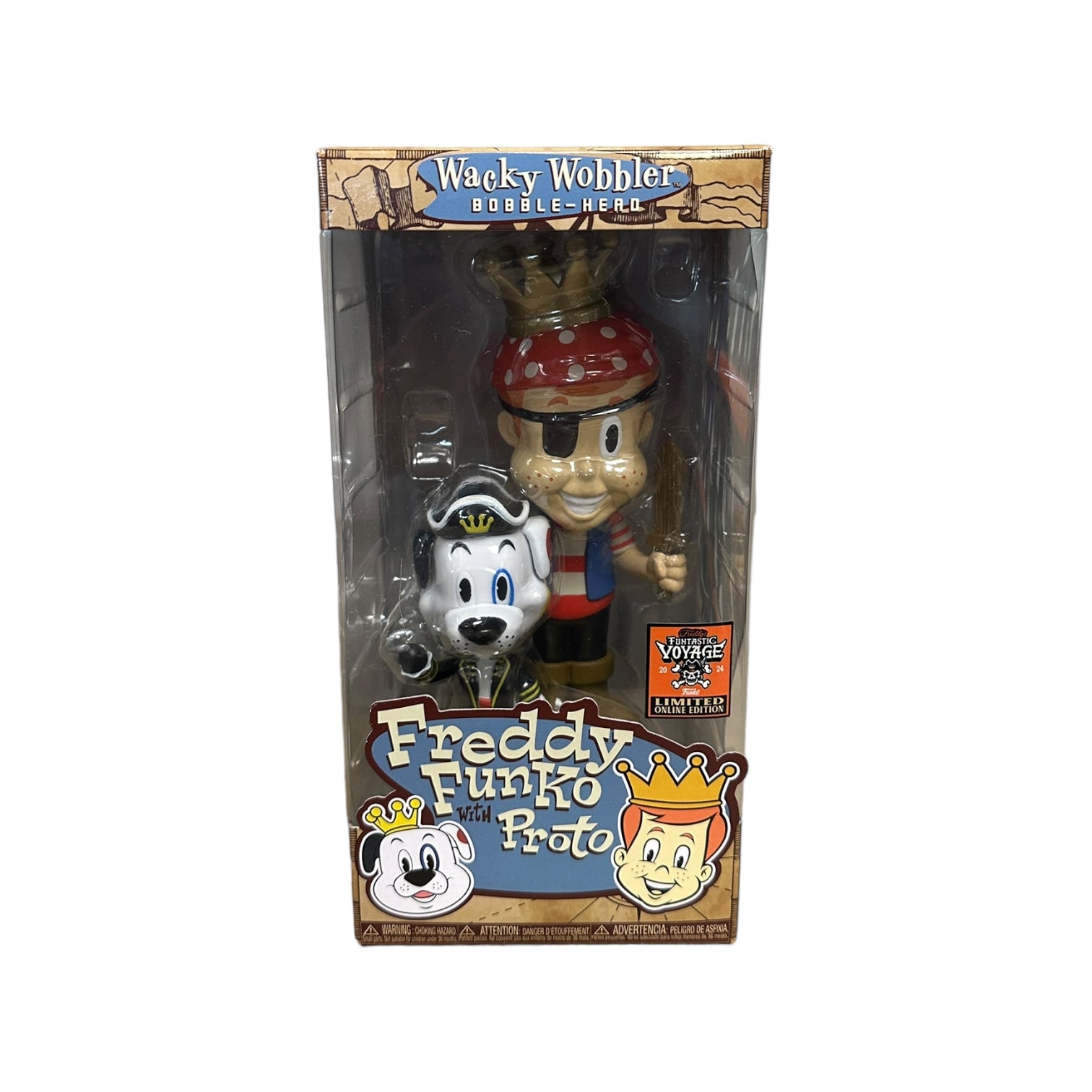 Freddy Funko with Proto Funko Wacky Wobbler | Freddy's Funtastic
