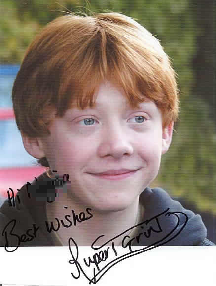 レア Hogsmeade ルパート・グリント直筆サイン入り 専用ボックス付き