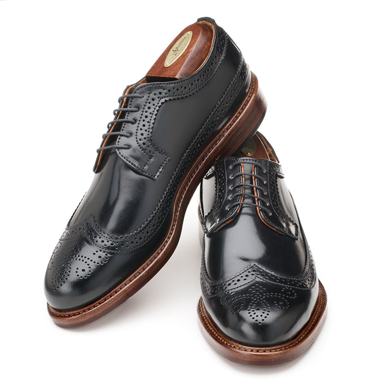 Chandler Longwing - Black Shell Cordovan | Rancourt & Co. | Men's