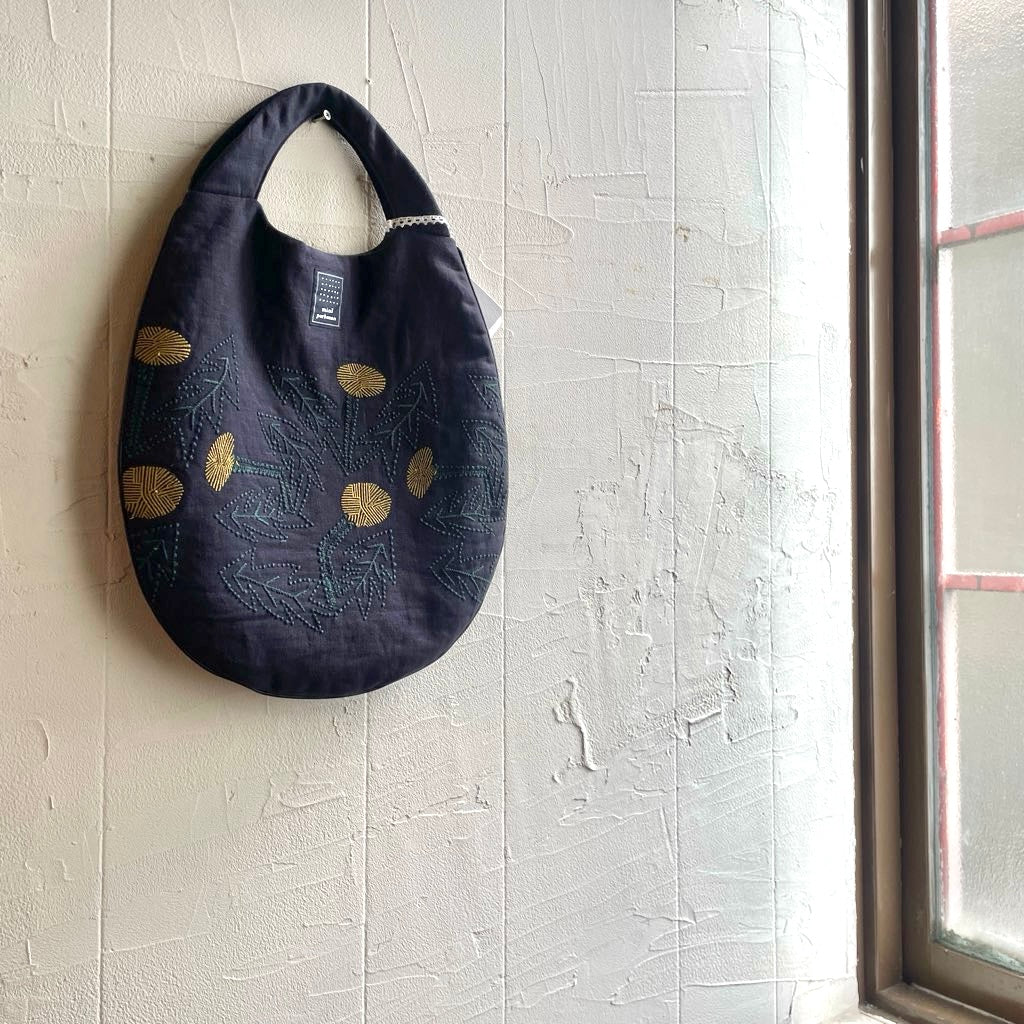 古着】ミナペルホネン / mina perhonen hope エッグバッグ tanpopo 未