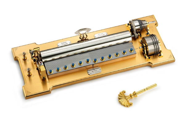 稼働品リュージュシリンダー式オルゴール144弁3曲 東Y7-0217☆1Fチコサ