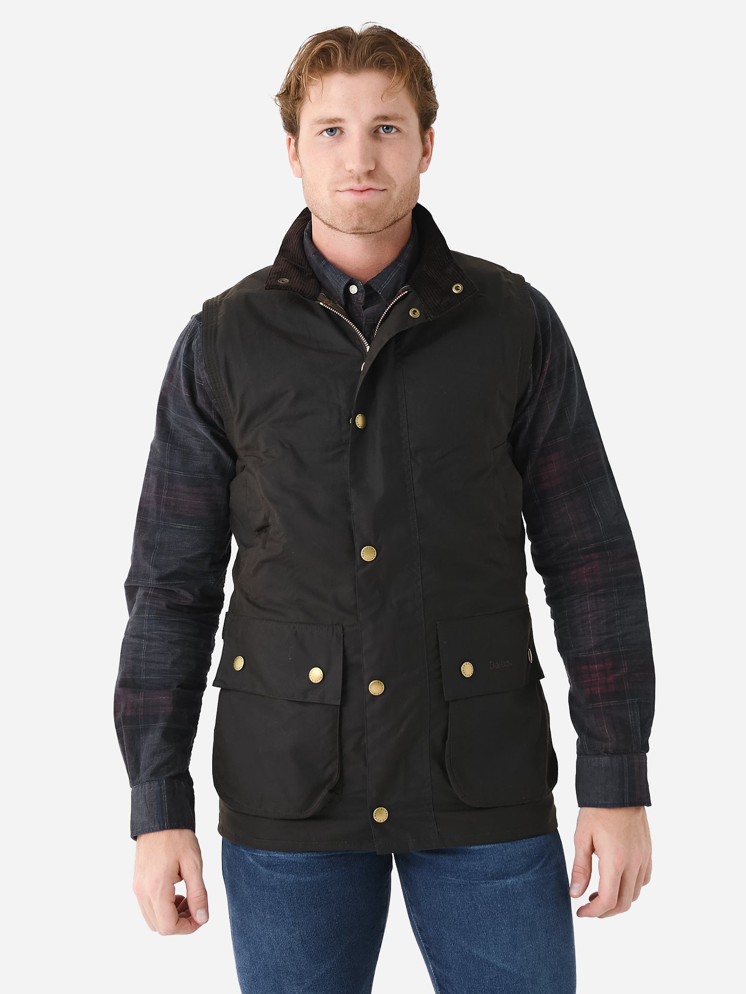Barbour Men's Westmorland Wax Gilet – Saint Bernard