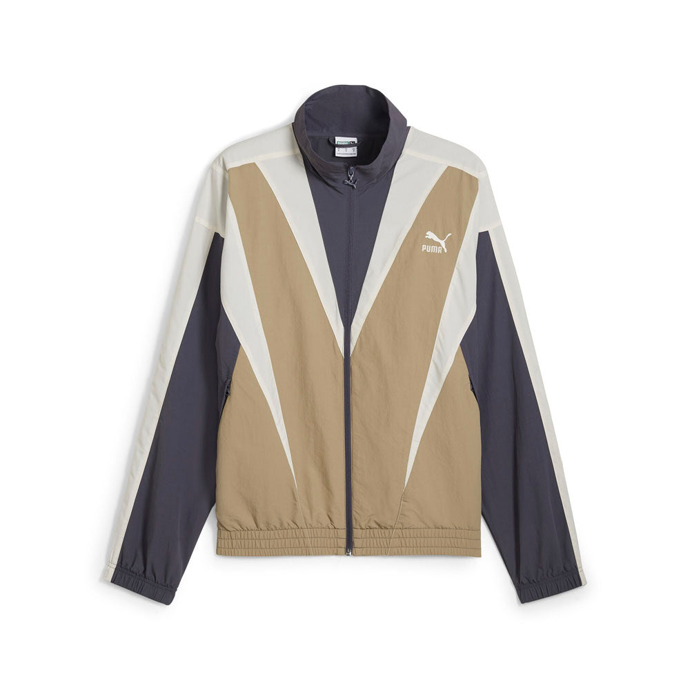 Shop Beige, Grey Mens Club De Course Archive Track Full Zip Jacket