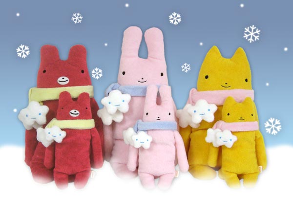 商品紹介 フモフモさん すもも ベビー こどもくもマフラー おすわり